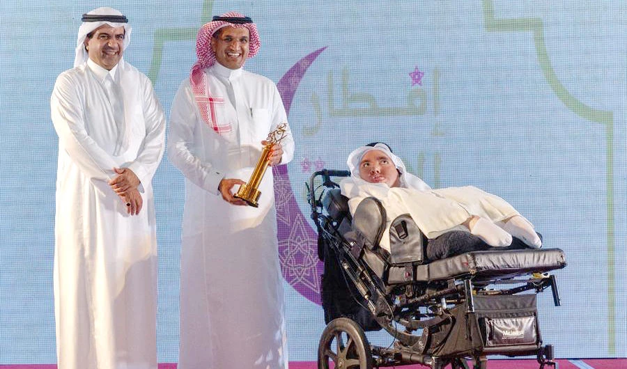 Dr. Ammar Bogis, seated, is the founder and chairman of the Al-Eradah Society.