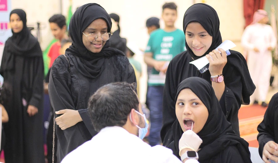 Complete health checkups were offered to the orphans on the sidelines of the signing ceremony.