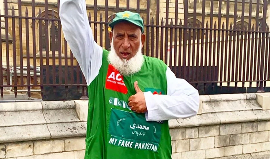 'Chacha Cricket,' is the affectionate nickname given to Abdul Jalil, a decades long cricket fan who has become one of the most recognizable faces of cricket fandom globally (Photo Via Instagram)