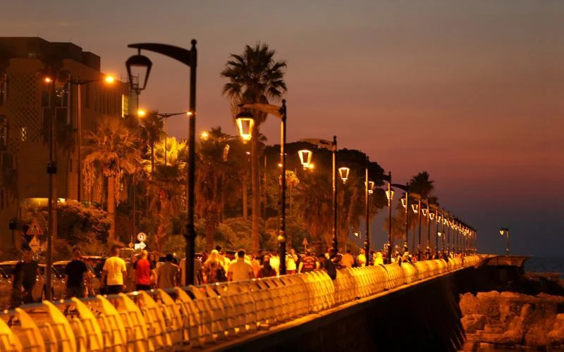 Lebanon hopes to halve its ruinous electricity subsidy in 2020. Above, Corniche al Manara, Beirut. (Reuters)