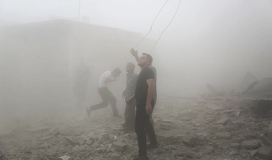 Since April 30, regime and Russian fire has killed 288 civilians including 67 children, the Syrian Observatory for Human Rights said. (AFP)