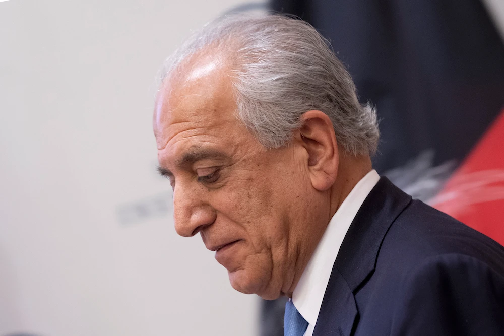 US Special Envoy Zalmay Khalilzad left on a 17-day trip that will also take him to Afghanistan, Pakistan, Germany, Belgium and the United Arab Emirates. (AFP)