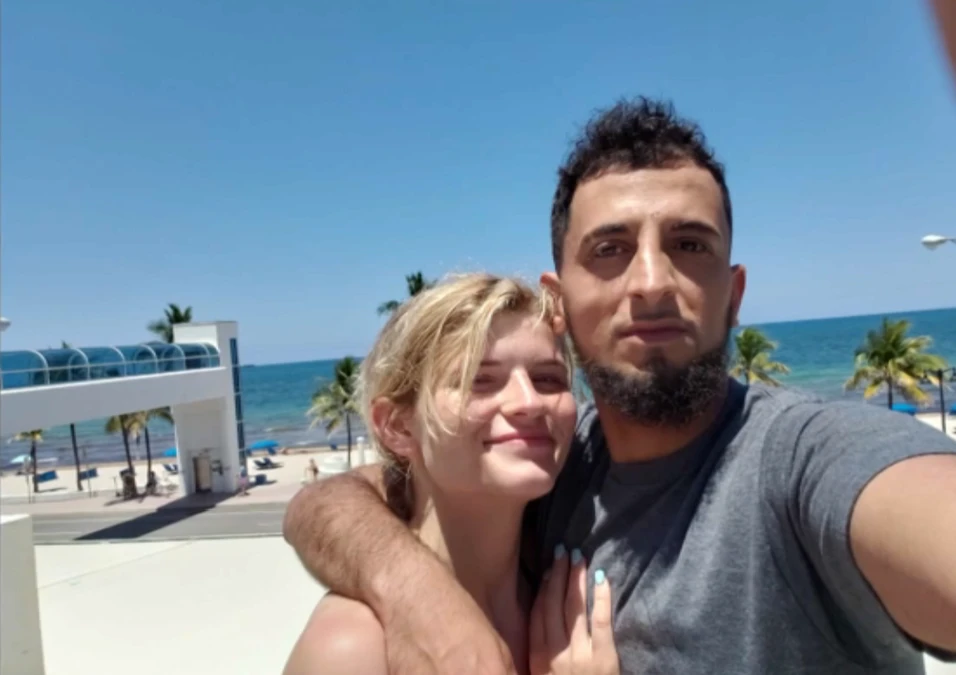 Rami Ziyadat and Taylor Schneider said they were relaxing by the pool on Tuesday at the Westin Fort Lauderdale Beach Resort when a pool worker confronted Rami. (Social media)