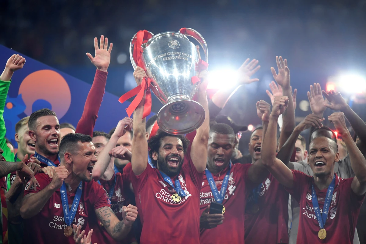 Mohamed Salah's early goal helped Liverpool to a 2-0 win over Tottenham Hotspur in Saturday's all-English Champions League final. (AP)