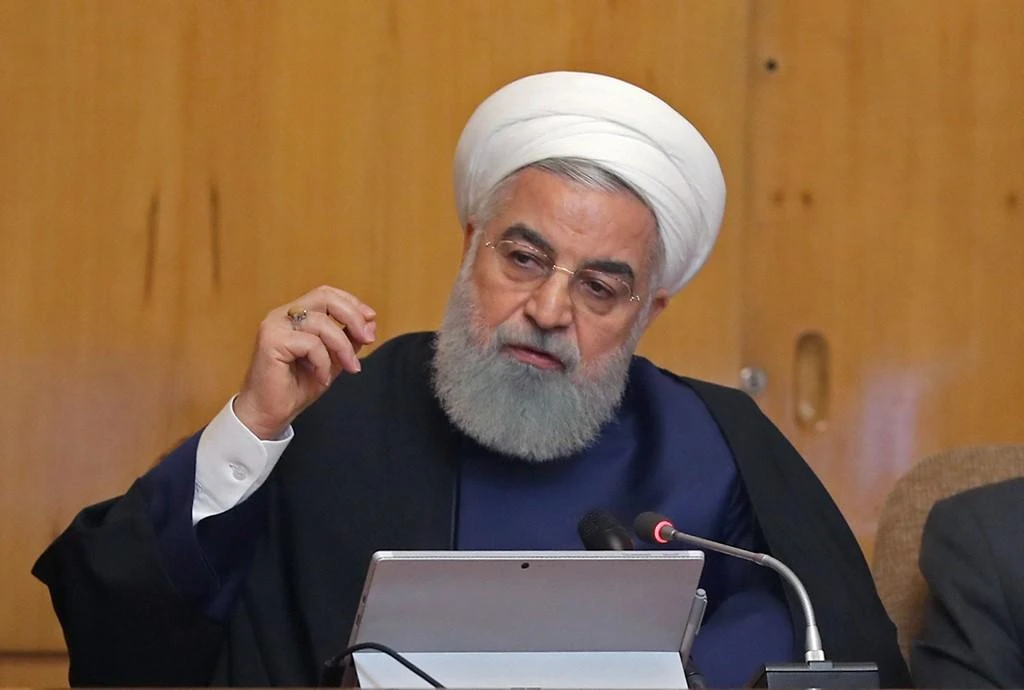 Rouhani said the US is the party that “trampled” the negotiations. (File/AFP)