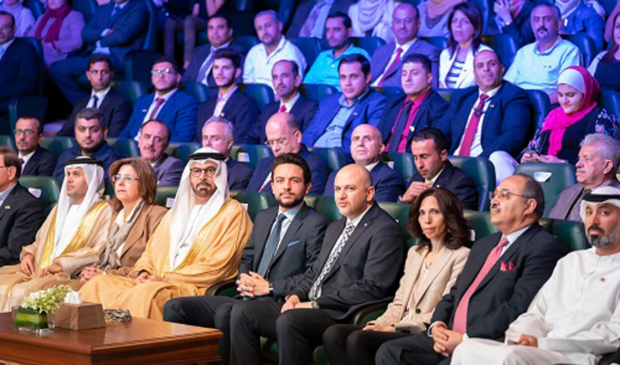 Crown Prince Al-Hussein bin Abdullah II attended the launch event.