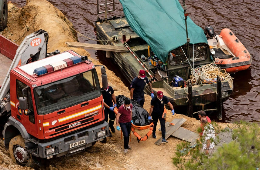 Cyprus police find third suitcase with body inside in lake