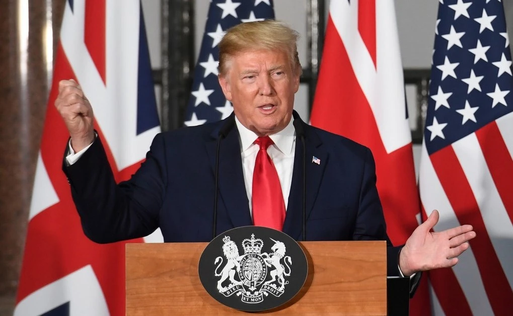 Donald Trump did not discount the chance of a US military action against Iran. (AFP)