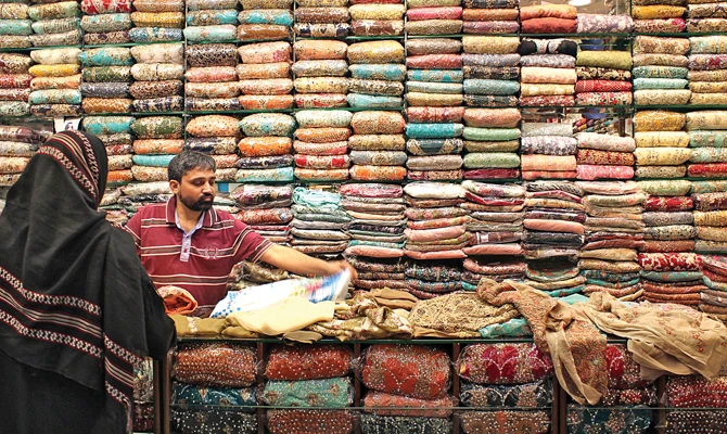 Many of the fabrics and ready-made dresses are imported from the original countries, and businesses boom during such celebrations. (AN photo/Ameera Abid)