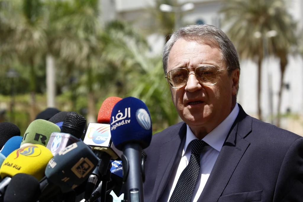 Mikhail Bogdanov, above, said Russia supports a national dialogue in Sudan. (File/AFP)