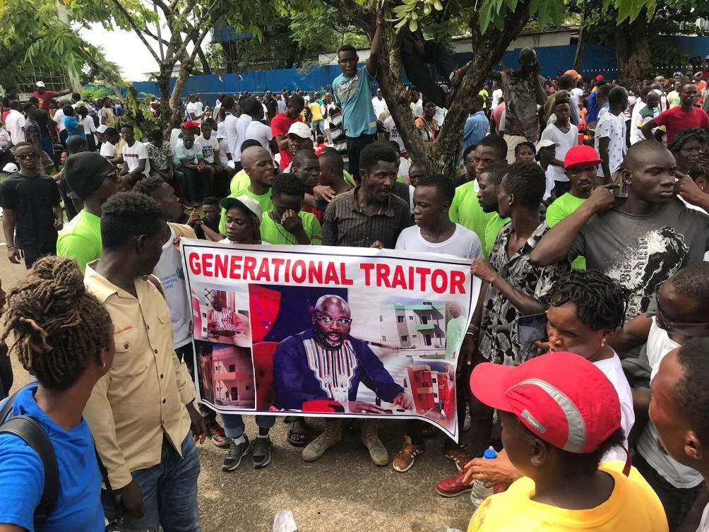 Thousands protest price hikes, corruption in Liberia