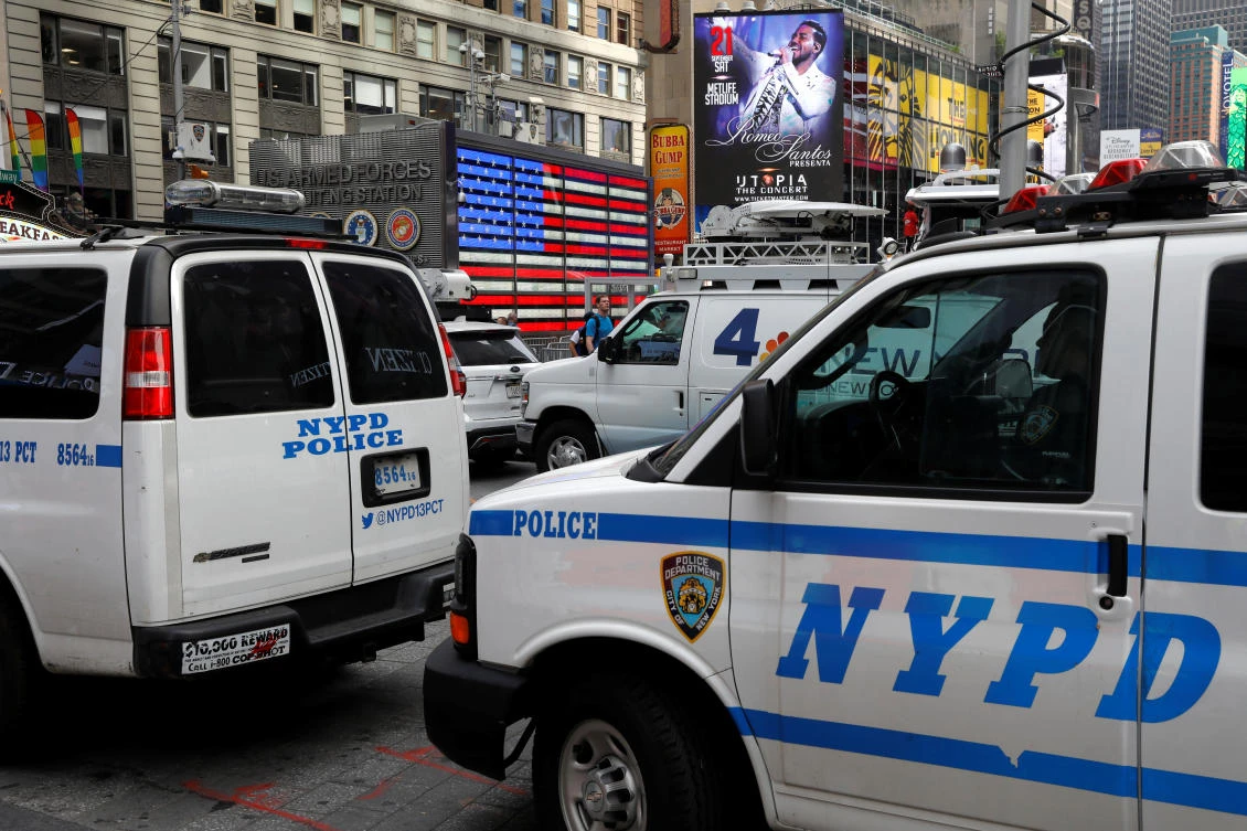 Man arrested after threatening talk of Times Square attack
