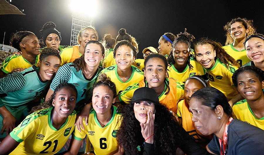 Reggae Girlz are 53rd in the world in FIFA’s rankings. (AFP)