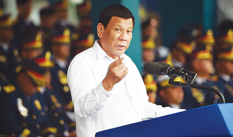 President Rodrigo Duterte has defended the use of Marawi rehabilitation funds to sponsor Hajj for displaced residents of the war-torn city. (File/AFP)