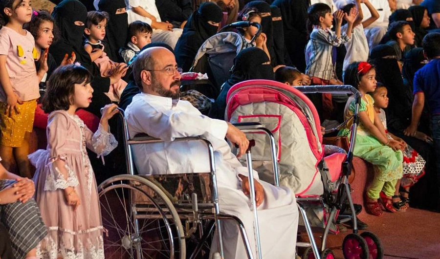 Thousands take part in Eid festivities in the Prophet’s city. (SPA)