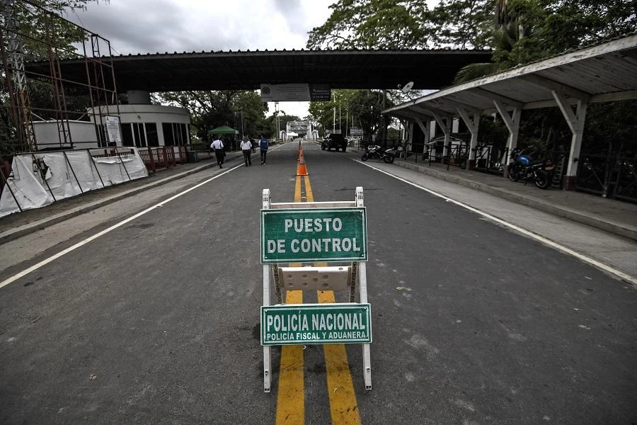 Venezuela’s President Nicolas Maduro announced the reopening of the frontier on Twitter. (File/AFP)
