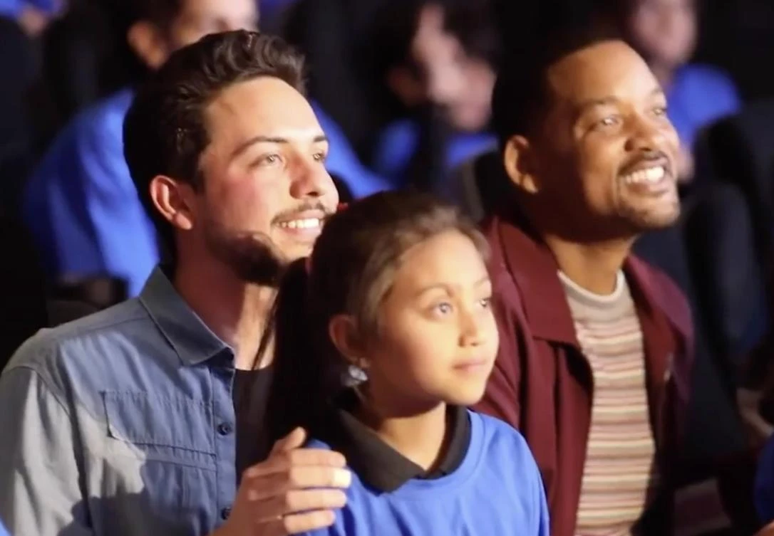 Jordan crown prince surprises child cancer patients with visit from Aladdin stars