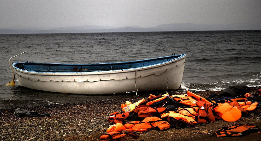 Although the distance from Turkey is short, smugglers often use unseaworthy boats and pack them way beyond capacity, leading to many sinking or capsizing. (AFP)
