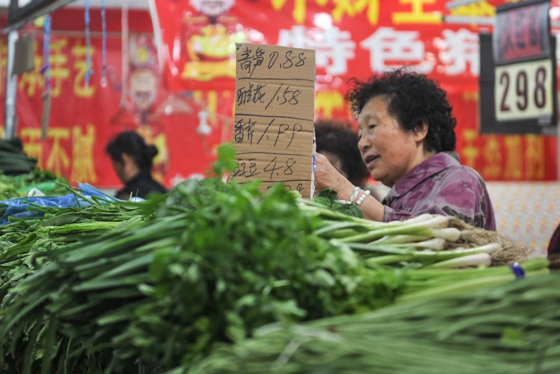 The consumer price index hit 2.7 percent in May, China’s National Bureau of Statistics said. (AFP)