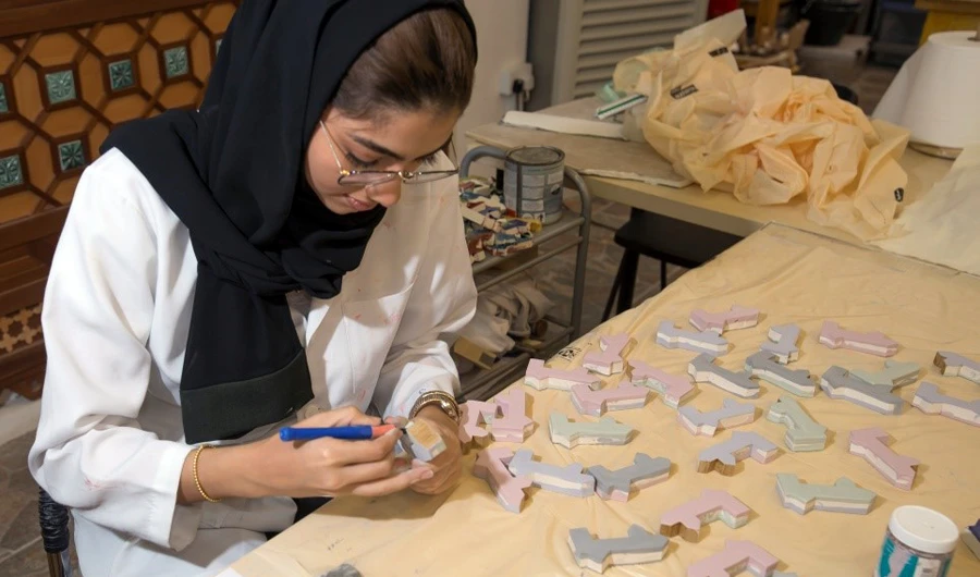 Around 45 workshops will take place starting from June 8 until the end of the season at the Jameel House of Traditional Arts.