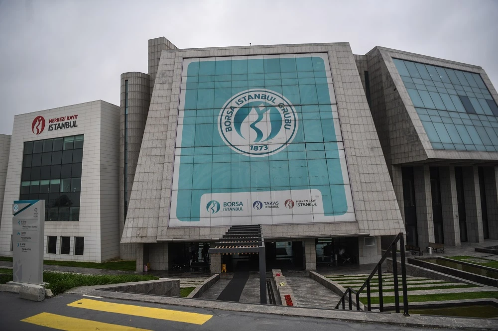 This general view shows the exterior of Borsa Istanbul in Istanbul on May 22, 2018. (File/AFP)