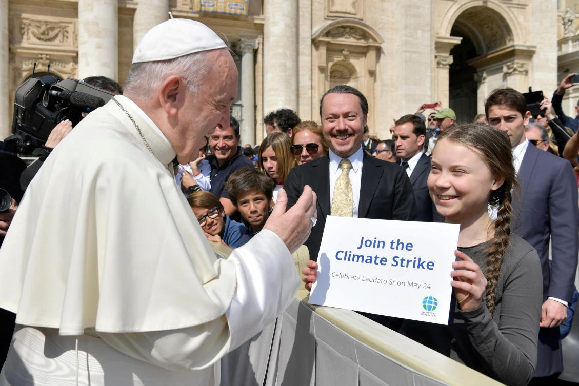 Pope Francis says that a well-managed transition away from polluting fuels can ‘generate new jobs, reduce inequality and improve the quality of life for those affected by climate change.’ (Reuters)