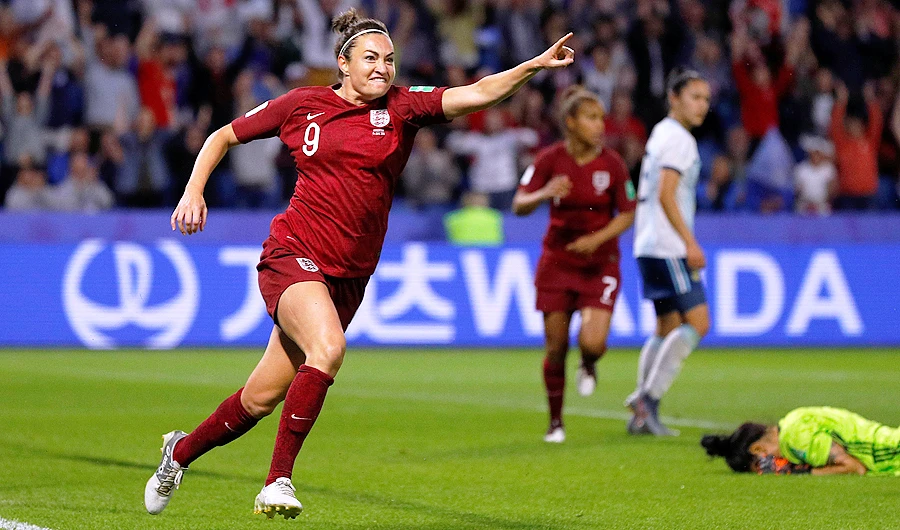 Taylor’s goal ended a 540-day scoring drought that had stymied the Golden Boot winner from the 2017 European Championship. (Reuters)