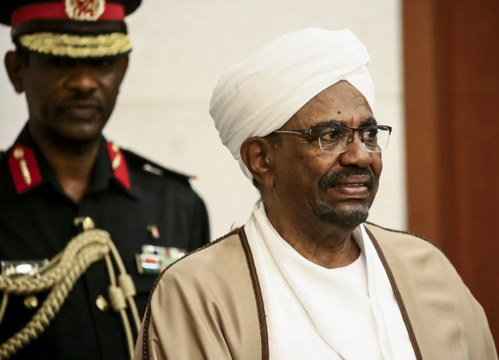 Ousted president Omar Al-Bashir will be referred for trial soon after a period for objections expires. (File/ AFP)