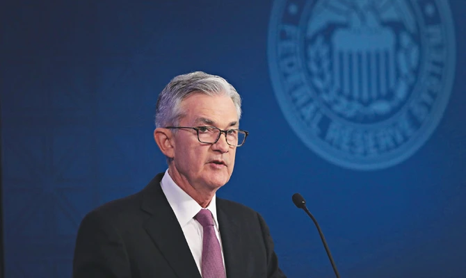 Jerome Powell, chairman of the Federal Reserve. Financial markets are watching closely for a change of tone from the central bank. (AFP)