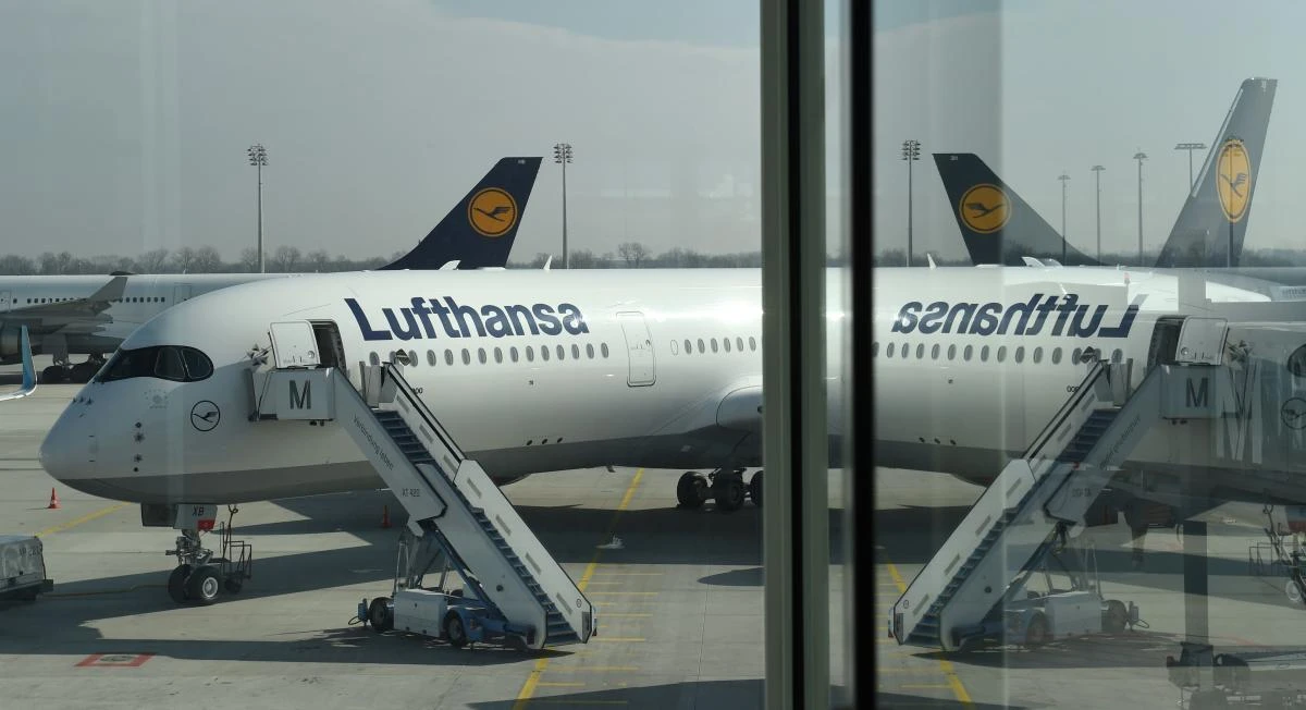 Lufthansa’s problems are centered on its European business, with a more positive outlook for its long-haul operations. (AFP)