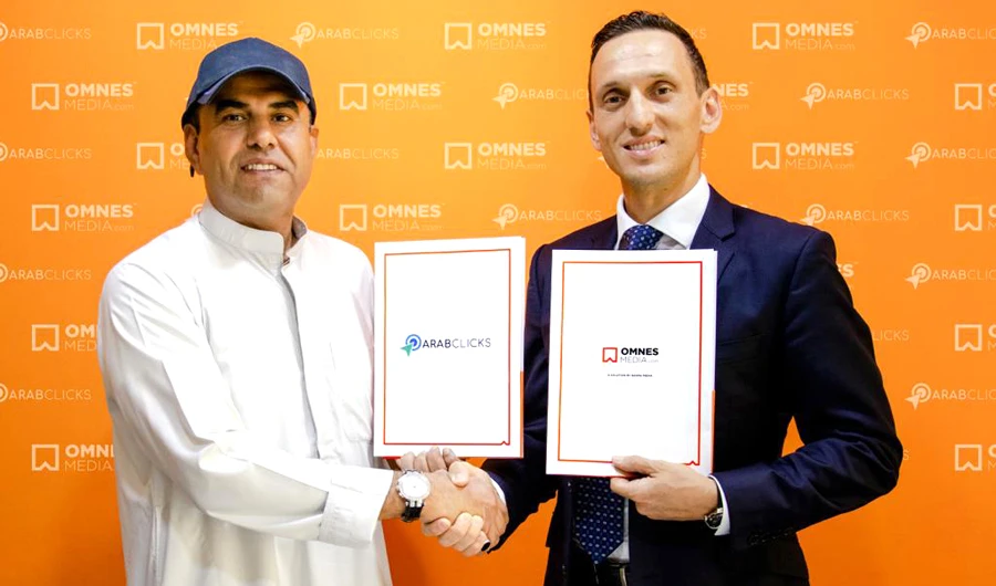 The agreement was signed by ArabClicks Co-founder and CEO Mauro Romano, and Nasser Al-Sarami, CEO of Basma Media, at the latter’s headquarters in Dubai Media City.