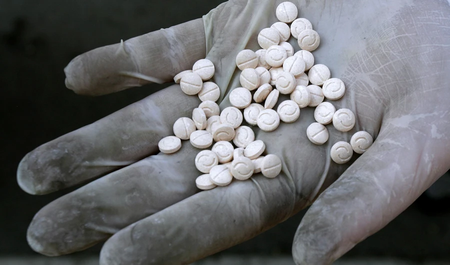 The 31-year-old suspect “had been professionally smuggling Captagon to Arab countries for around six years,” the Internal Security Forces said. (Reuters/File)