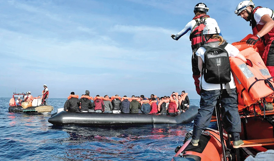 Migrants stranded at sea for three weeks face deportation