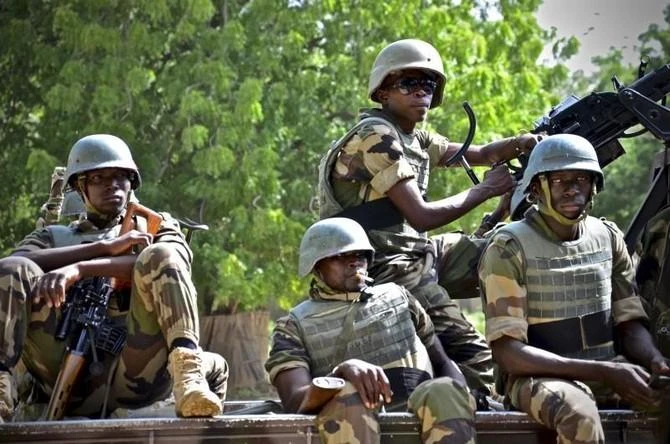 Nigerien soldiers in Diffa city. Niger is one of a number of poor, fragile countries in the Sahel region that have been hit by an extremist revolt. (Reuters)
