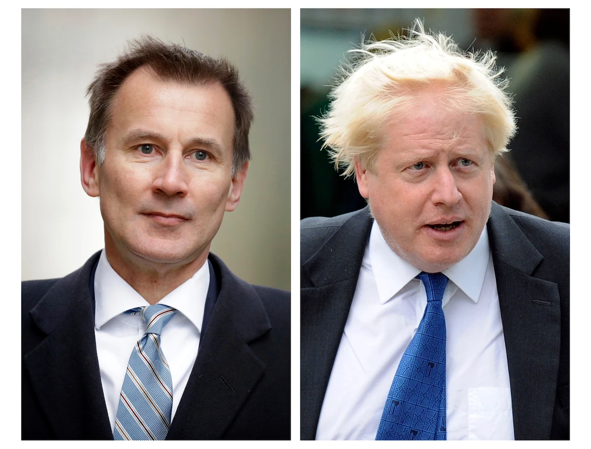 Johnson vs Hunt in final of race to be next British PM