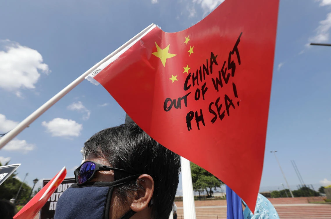 Philippine president Rodrigo Duterte called the sinking of a Filipino fishing boat that was hit by a Chinese vessel in the disputed South China Sea “a little maritime accident” and urged calm amid an outcry. (AP)