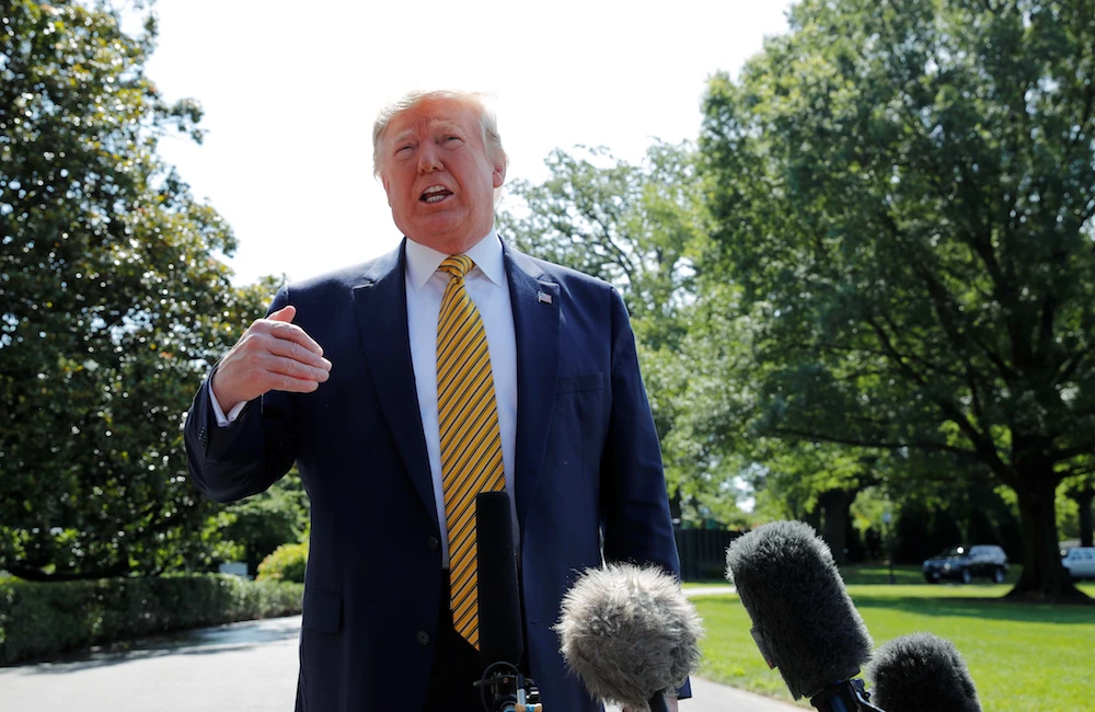 US President Donald Trump said on Saturday his administration was "moving forward" and that he will impose additional sanctions against Iran in an effort to prevent Tehran from obtaining nuclear weapons. (Reuters)