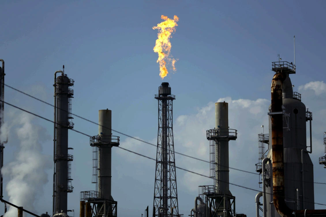 Brent crude and WTI prices rose to $65.20 and $57.43 per barrel respectively as oil traders were distracted from worries over supply to concerns about security in the Middle East region. (AP)