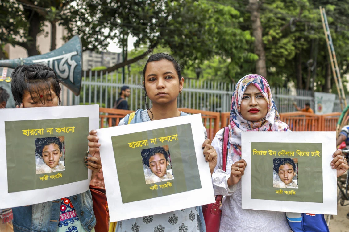 Trial opens over Bangladesh teen’s grisly murder