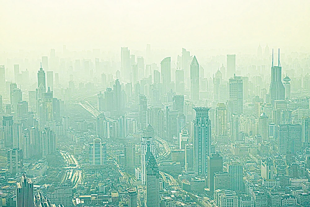 The Shanghai skyline. China has launched a “war on pollution” to reverse the damage caused by more three decades of industrial growth. (Shutterstock)