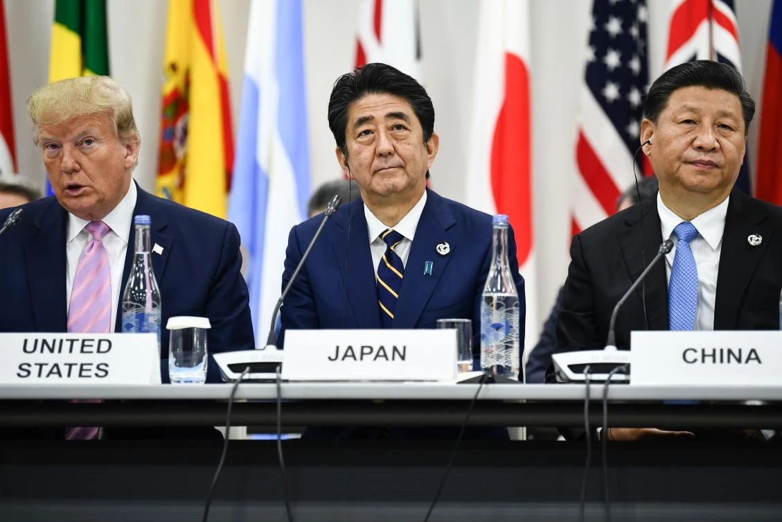 Japan’s Prime Minister Shinzo Abe opened the meeting. (AFP)