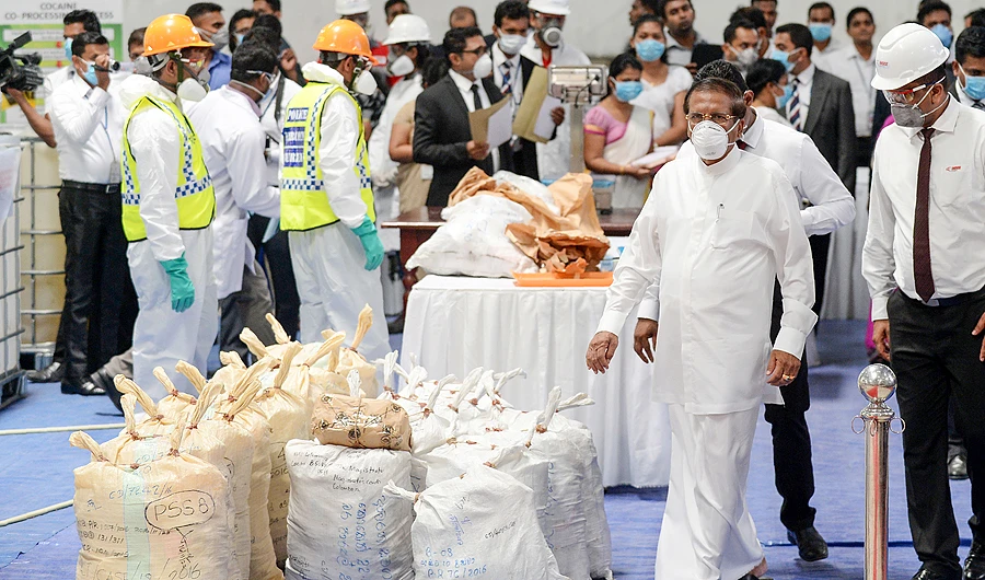 President Maithripala Sirisena signed the death warrants for four drug dealers on Wednesday. (AFP)
