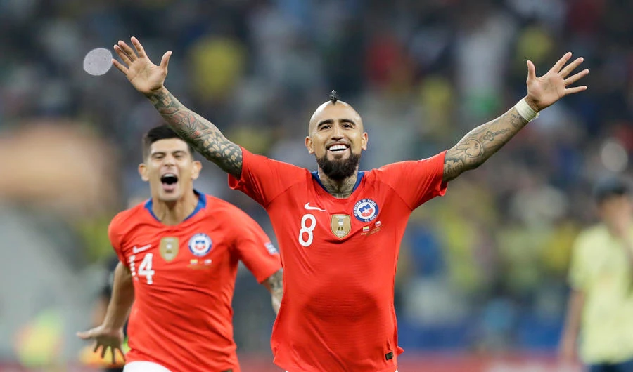 Chile beats Colombia in shootout to reach Copa América semis