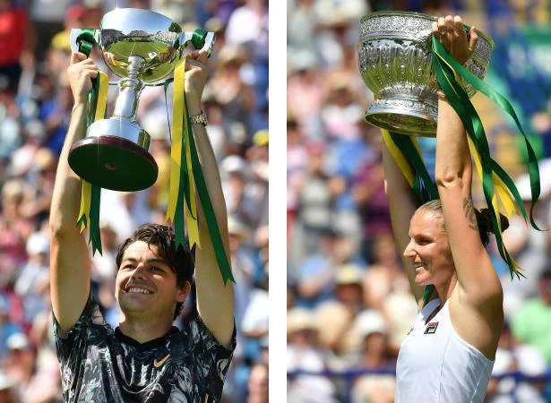 Karolina Pliskova beats Angelique Kerber, Taylor Fritz seals maiden ATP title at Eastbourne