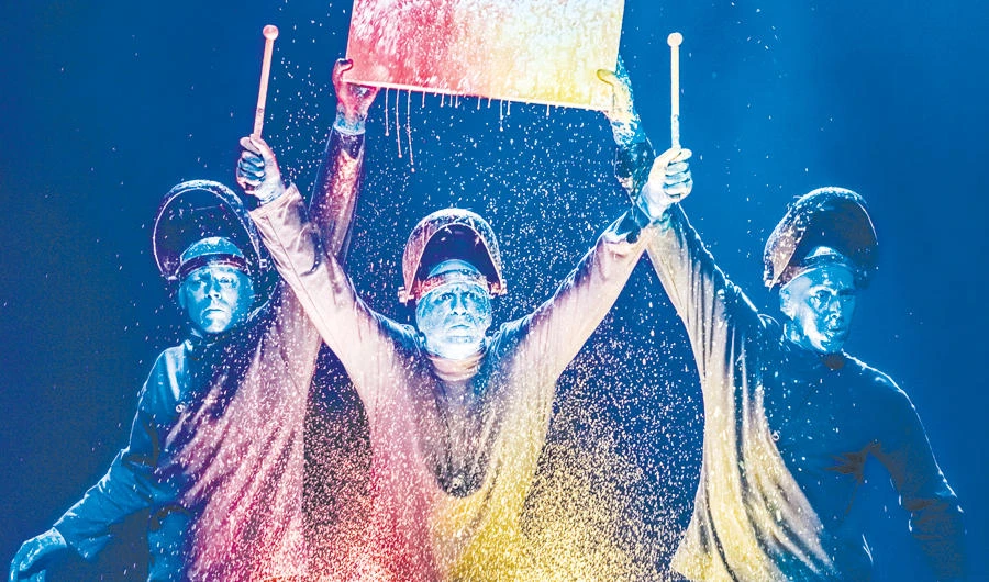 Saudi entertainment authority hosts comedy sensation Blue Man Group