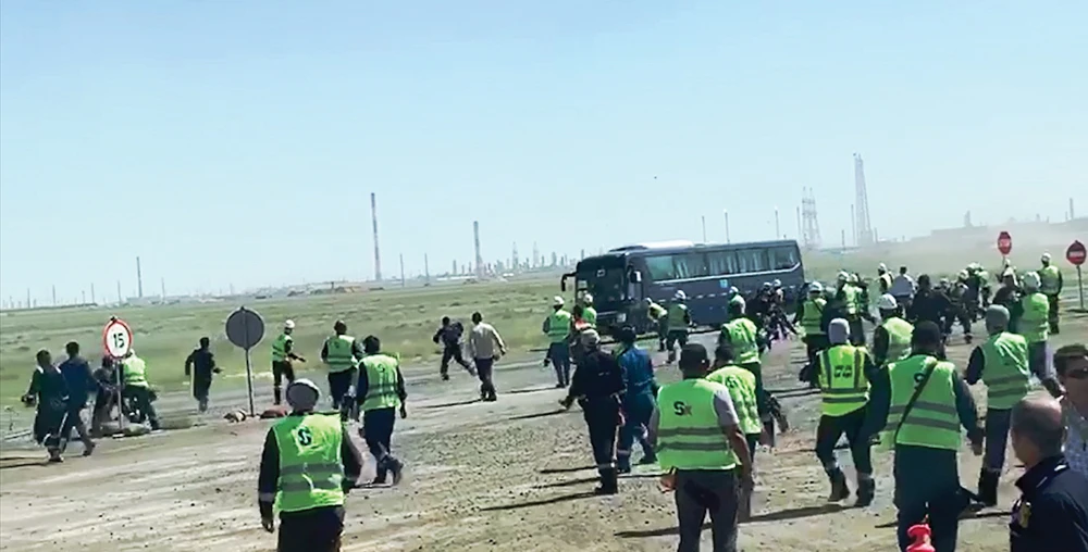 Lebanon and Jordan urge Kazakhstan to protect oil-field workers after mass brawl injures dozens