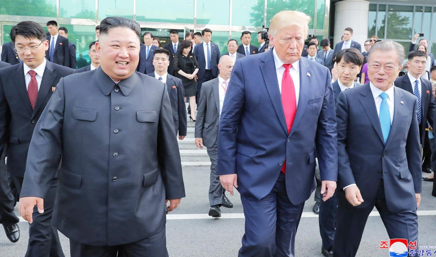 Trump becomes first US president to enter North Korea in 66 years