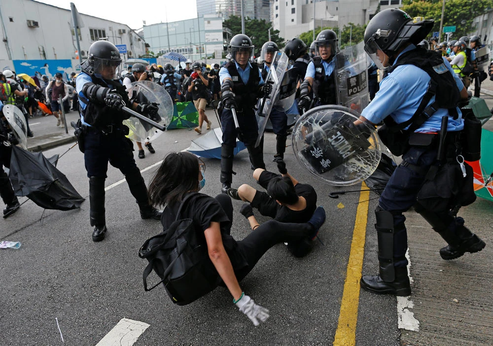 New protests erupt as Hong Kong braces for annual rally to mark handover