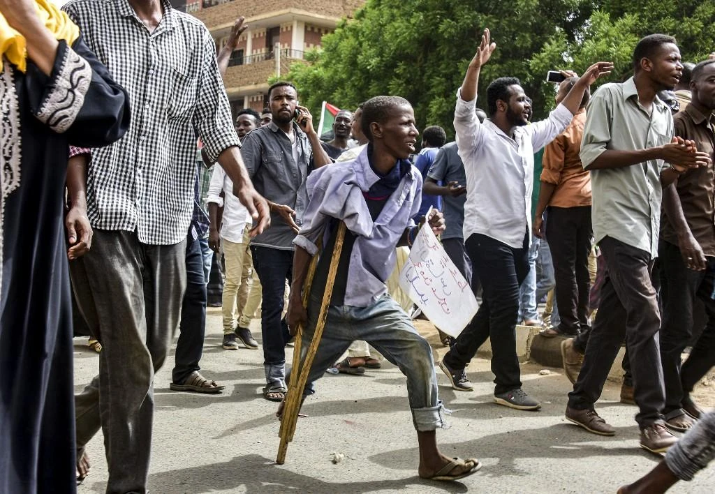 Thousands of people in Sudan continue to take to the streets and demand civilian rule. (File/AFP)