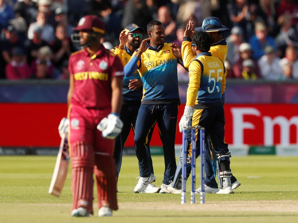 Sri Lanka survive scare to beat West Indies in World Cup